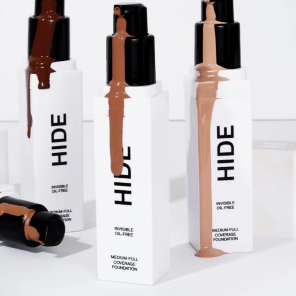 NEW HIDE FLAWLESS FINISH INVISIBLE COVERAGE FOUNDATION IN CHIFFON
